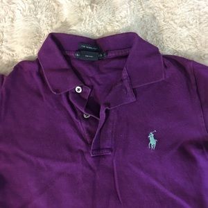 purple ralph lauren shirt